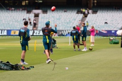 MELBOURNE, AUSTRALIA - DECEMBER 26: Australian Team practicing during day one of the Second Test match in the series between Australia and New Zealand at The Melbourne Cricket Ground on December 26, 2019 in Melbourne, Australia. (Photo by Speed Media/Icon Sportswire)