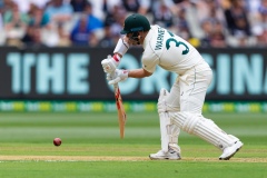 MELBOURNE, AUSTRALIA - DECEMBER 26: David Warner of Australia bats during day one of the Second Test match in the series between Australia and New Zealand at The Melbourne Cricket Ground on December 26, 2019 in Melbourne, Australia. (Photo by Speed Media/Icon Sportswire)