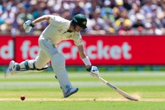 MELBOURNE, AUSTRALIA - DECEMBER 26: Marnus Labuschagne of Australia runs during day one of the Second Test match in the series between Australia and New Zealand at The Melbourne Cricket Ground on December 26, 2019 in Melbourne, Australia. (Photo by Speed Media/Icon Sportswire)