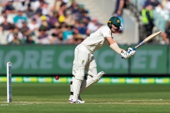 MELBOURNE, AUSTRALIA - DECEMBER 26: Travis Head of Australia bats during day one of the Second Test match in the series between Australia and New Zealand at The Melbourne Cricket Ground on December 26, 2019 in Melbourne, Australia. (Photo by Speed Media/Icon Sportswire)