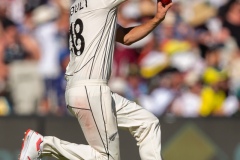 MELBOURNE, AUSTRALIA - DECEMBER 26: Trent Boult bowls during day one of the Second Test match in the series between Australia and New Zealand at The Melbourne Cricket Ground on December 26, 2019 in Melbourne, Australia. (Photo by Speed Media/Icon Sportswire)