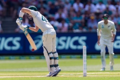 MELBOURNE, AUSTRALIA - DECEMBER 27:Steven Smith of Australia bats during day two of the Second Test match in the series between Australia and New Zealand at The Melbourne Cricket Ground on December 27, 2019 in Melbourne, Australia. (Photo by Speed Media/Icon Sportswire)