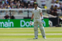 MELBOURNE, AUSTRALIA - DECEMBER 27: Steven Smith of Australia walks off the field after being caught out during day two of the Second Test match in the series between Australia and New Zealand at The Melbourne Cricket Ground on December 27, 2019 in Melbourne, Australia. (Photo by Speed Media/Icon Sportswire)
