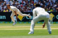 MELBOURNE, AUSTRALIA - DECEMBER 27: Neil Wagner of New Zealand during day two of the Second Test match in the series between Australia and New Zealand at The Melbourne Cricket Ground on December 27, 2019 in Melbourne, Australia. (Photo by Speed Media/Icon Sportswire)