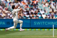 MELBOURNE, AUSTRALIA - DECEMBER 27: Trent Boult of New Zealand bowls during day two of the Second Test match in the series between Australia and New Zealand at The Melbourne Cricket Ground on December 27, 2019 in Melbourne, Australia. (Photo by Speed Media/Icon Sportswire)