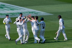 MELBOURNE, AUSTRALIA - DECEMBER 27: The Australian Team celebrates as they catch Tom Blundell out during day two of the Second Test match in the series between Australia and New Zealand at The Melbourne Cricket Ground on December 27, 2019 in Melbourne, Australia. (Photo by Speed Media/Icon Sportswire)