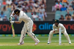 MELBOURNE, AUSTRALIA - DECEMBER 28: Tom Latham of New Zealand bats during day three of the Second Test match in the series between Australia and New Zealand at The Melbourne Cricket Ground on December 28, 2019 in Melbourne, Australia. (Photo by Speed Media/Icon Sportswire)