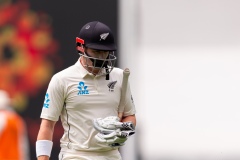 MELBOURNE, AUSTRALIA - DECEMBER 28: Ross Taylor of New Zealand caught out during day three of the Second Test match in the series between Australia and New Zealand at The Melbourne Cricket Ground on December 28, 2019 in Melbourne, Australia. (Photo by Speed Media/Icon Sportswire)