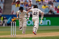 MELBOURNE, AUSTRALIA - DECEMBER 28: Tom Latham of New Zealand runs during day three of the Second Test match in the series between Australia and New Zealand at The Melbourne Cricket Ground on December 28, 2019 in Melbourne, Australia. (Photo by Speed Media/Icon Sportswire)