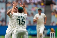 MELBOURNE, AUSTRALIA - DECEMBER 28: Joe Burns of Australia during day three of the Second Test match in the series between Australia and New Zealand at The Melbourne Cricket Ground on December 28, 2019 in Melbourne, Australia. (Photo by Speed Media/Icon Sportswire)