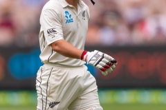 MELBOURNE, AUSTRALIA - DECEMBER 28: BJ Watling of New Zealand caught out during day three of the Second Test match in the series between Australia and New Zealand at The Melbourne Cricket Ground on December 28, 2019 in Melbourne, Australia. (Photo by Speed Media/Icon Sportswire)