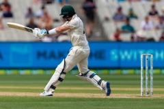 MELBOURNE, AUSTRALIA - DECEMBER 28: Steven Smith of Australia bats during day three of the Second Test match in the series between Australia and New Zealand at The Melbourne Cricket Ground on December 28, 2019 in Melbourne, Australia. (Photo by Speed Media/Icon Sportswire)