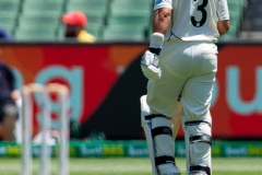 MELBOURNE, AUSTRALIA - DECEMBER 29: Ross Taylor of New Zealand walks off after getting out during day four of the Second Test match in the series between Australia and New Zealand at The Melbourne Cricket Ground on December 29, 2019 in Melbourne, Australia. (Photo by Speed Media/Icon Sportswire)