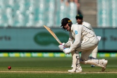 MELBOURNE, AUSTRALIA - DECEMBER 29: Tom Blundell of New Zealand bats during day four of the Second Test match in the series between Australia and New Zealand at The Melbourne Cricket Ground on December 29, 2019 in Melbourne, Australia. (Photo by Speed Media/Icon Sportswire)