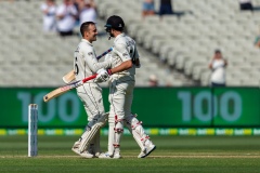 MELBOURNE, AUSTRALIA - DECEMBER 29: Tom Blundell of New Zealand makes a century during day four of the Second Test match in the series between Australia and New Zealand at The Melbourne Cricket Ground on December 29, 2019 in Melbourne, Australia. (Photo by Speed Media/Icon Sportswire)