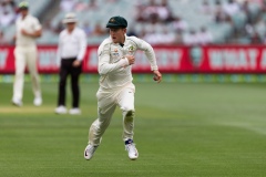 MELBOURNE, AUSTRALIA - DECEMBER 27: Marnus Labuschagne of Australia runs for a ball during day two of the Second Vodafone Test cricket match between Australia and India at the Melbourne Cricket Ground on December 27, 2020 in Melbourne, Australia. (Photo by Dave Hewison/Speed Media/Icon Sportswire)