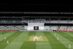 MELBOURNE, AUSTRALIA - DECEMBER 27: A view of the field during day two of the Second Vodafone Test cricket match between Australia and India at the Melbourne Cricket Ground on December 27, 2020 in Melbourne, Australia. (Photo by Dave Hewison/Speed Media/Icon Sportswire)