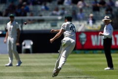 MELBOURNE, AUSTRALIA - DECEMBER 29: Cameron Green of Australia throws the ball during day four of the Second Vodafone Test cricket match between Australia and India at the Melbourne Cricket Ground on December 29, 2020 in Melbourne, Australia. (Photo by Dave Hewison/Speed Media/Icon Sportswire)