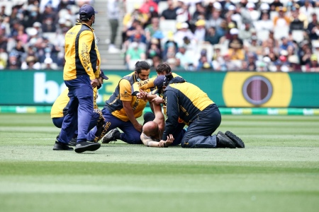 MELBOURNE, AUSTRALIA - DECEMBER 26: during the Boxing Day Test Match in the Ashes series between Australia and England at The Melbourne Cricket Ground on December 26, 2021 in Melbourne, Australia. (Photo by Dave Hewison/Speed Media/Icon Sportswire)