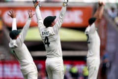 MELBOURNE, AUSTRALIA - DECEMBER 26: Alex Carey of Australia celebrates during the Boxing Day Test Match between Australia and South Africa at The Melbourne Cricket Ground on December 26, 2022 in Melbourne, Australia. (Photo by Dave Hewison/Speed Media/Icon Sportswire)