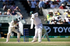 MELBOURNE, AUSTRALIA - DECEMBER 26: Kyle Verreynne of South Africa bats during the Boxing Day Test Match between Australia and South Africa at The Melbourne Cricket Ground on December 26, 2022 in Melbourne, Australia. (Photo by Dave Hewison/Speed Media/Icon Sportswire)
