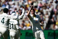 MELBOURNE, AUSTRALIA - DECEMBER 26: Cameron Green of Australia celebrates a wicket during the Boxing Day Test Match between Australia and South Africa at The Melbourne Cricket Ground on December 26, 2022 in Melbourne, Australia. (Photo by Dave Hewison/Speed Media/Icon Sportswire)