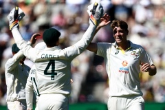 MELBOURNE, AUSTRALIA - DECEMBER 26: Cameron Green of Australia celebrates a wicket during the Boxing Day Test Match between Australia and South Africa at The Melbourne Cricket Ground on December 26, 2022 in Melbourne, Australia. (Photo by Dave Hewison/Speed Media/Icon Sportswire)