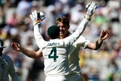 MELBOURNE, AUSTRALIA - DECEMBER 26: Cameron Green of Australia celebrates a wicket during the Boxing Day Test Match between Australia and South Africa at The Melbourne Cricket Ground on December 26, 2022 in Melbourne, Australia. (Photo by Dave Hewison/Speed Media/Icon Sportswire)