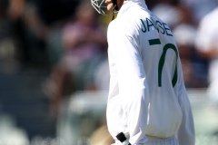 MELBOURNE, AUSTRALIA - DECEMBER 26: Marco Jansen of South Africa walks off after getting out during the Boxing Day Test Match between Australia and South Africa at The Melbourne Cricket Ground on December 26, 2022 in Melbourne, Australia. (Photo by Dave Hewison/Speed Media/Icon Sportswire)
