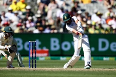 MELBOURNE, AUSTRALIA - DECEMBER 26: Keshav Maharaj of South Africa bats during the Boxing Day Test Match between Australia and South Africa at The Melbourne Cricket Ground on December 26, 2022 in Melbourne, Australia. (Photo by Dave Hewison/Speed Media/Icon Sportswire)