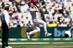MELBOURNE, AUSTRALIA - DECEMBER 27: Anrich Nortje of South Africa bowls during the Boxing Day Test Match between Australia and South Africa at The Melbourne Cricket Ground on December 27, 2022 in Melbourne, Australia. (Photo by Dave Hewison/Speed Media/Icon Sportswire)