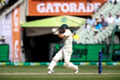 MELBOURNE, AUSTRALIA - DECEMBER 27: David Warner of Australia bats during the Boxing Day Test Match between Australia and South Africa at The Melbourne Cricket Ground on December 27, 2022 in Melbourne, Australia. (Photo by Dave Hewison/Speed Media/Icon Sportswire)