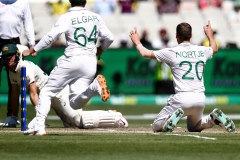 MELBOURNE, AUSTRALIA - DECEMBER 27: Marnus Labuschagne of Australia gets out during the Boxing Day Test Match between Australia and South Africa at The Melbourne Cricket Ground on December 27, 2022 in Melbourne, Australia. (Photo by Dave Hewison/Speed Media/Icon Sportswire)