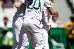MELBOURNE, AUSTRALIA - DECEMBER 27: Anrich Nortje of South Africa celebrates during the Boxing Day Test Match between Australia and South Africa at The Melbourne Cricket Ground on December 27, 2022 in Melbourne, Australia. (Photo by Dave Hewison/Speed Media/Icon Sportswire)