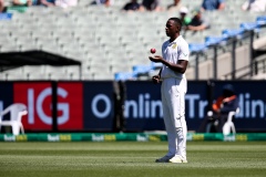 MELBOURNE, AUSTRALIA - DECEMBER 27: Anrich Nortje of South Africa bowls during the Boxing Day Test Match between Australia and South Africa at The Melbourne Cricket Ground on December 27, 2022 in Melbourne, Australia. (Photo by Dave Hewison/Speed Media/Icon Sportswire)