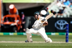 MELBOURNE, AUSTRALIA - DECEMBER 27: David Warner of Australia bats during the Boxing Day Test Match between Australia and South Africa at The Melbourne Cricket Ground on December 27, 2022 in Melbourne, Australia. (Photo by Dave Hewison/Speed Media/Icon Sportswire)
