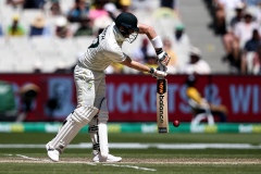 MELBOURNE, AUSTRALIA - DECEMBER 27: Steve Smith of Australia bats during the Boxing Day Test Match between Australia and South Africa at The Melbourne Cricket Ground on December 27, 2022 in Melbourne, Australia. (Photo by Dave Hewison/Speed Media/Icon Sportswire)