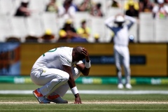 MELBOURNE, AUSTRALIA - DECEMBER 27: Lungi Ngidi of South Africa during the Boxing Day Test Match between Australia and South Africa at The Melbourne Cricket Ground on December 27, 2022 in Melbourne, Australia. (Photo by Dave Hewison/Speed Media/Icon Sportswire)