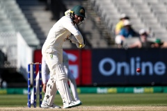 MELBOURNE, AUSTRALIA - DECEMBER 27: Travis Head of Australia bats during the Boxing Day Test Match between Australia and South Africa at The Melbourne Cricket Ground on December 27, 2022 in Melbourne, Australia. (Photo by Dave Hewison/Speed Media/Icon Sportswire)