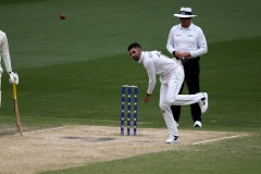 MELBOURNE, AUSTRALIA - DECEMBER 28: Keshav Maharaj of South Africa bowls during the Boxing Day Test Match between Australia and South Africa at The Melbourne Cricket Ground on December 27, 2022 in Melbourne, Australia. (Photo by Dave Hewison/Speed Media/Icon Sportswire)