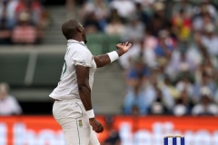 MELBOURNE, AUSTRALIA - DECEMBER 28: Lungi Ngidi of South Africa bowls during the Boxing Day Test Match between Australia and South Africa at The Melbourne Cricket Ground on December 27, 2022 in Melbourne, Australia. (Photo by Dave Hewison/Speed Media/Icon Sportswire)