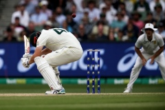 MELBOURNE, AUSTRALIA - DECEMBER 28: Cameron Green of Australia ducks during the Boxing Day Test Match between Australia and South Africa at The Melbourne Cricket Ground on December 27, 2022 in Melbourne, Australia. (Photo by Dave Hewison/Speed Media/Icon Sportswire)