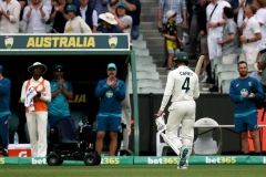 MELBOURNE, AUSTRALIA - DECEMBER 28: Alex Carey of Australia walks off after getting out during the Boxing Day Test Match between Australia and South Africa at The Melbourne Cricket Ground on December 27, 2022 in Melbourne, Australia. (Photo by Dave Hewison/Speed Media/Icon Sportswire)