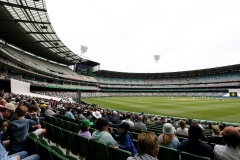 MELBOURNE, AUSTRALIA - DECEMBER 29: A view of the pitch and spectators during the Boxing Day Test Match between Australia and South Africa at The Melbourne Cricket Ground on December 29, 2022 in Melbourne, Australia. (Photo by Dave Hewison/Speed Media/Icon Sportswire)
