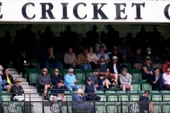 MELBOURNE, AUSTRALIA - DECEMBER 29: Cricket fans are seen in the members area during the Boxing Day Test Match between Australia and South Africa at The Melbourne Cricket Ground on December 29, 2022 in Melbourne, Australia. (Photo by Dave Hewison/Speed Media/Icon Sportswire)