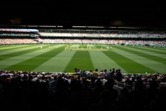 A view of the field from the stands during Day 2 of the Boxing Day Test - Day 2 match between Australia and Pakistan at the Melbourne Cricket Ground on December 27, 2023 in Melbourne, Australia. (Photo by Dave Hewison/Speed Media/Icon Sportswire)